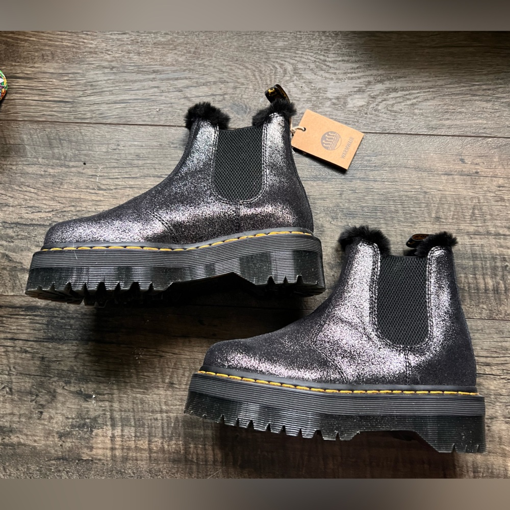 GLITTER CHELSEA QUAD DR MARTENS 🪩